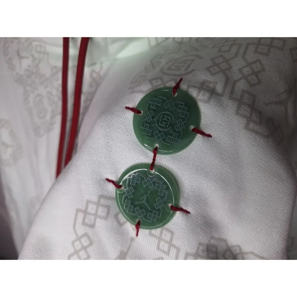 Jordan x Clot Jade Fleece Hoodie DO0007-394 Size L